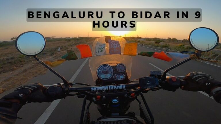 Bengaluru to Bidar Bike Ride on Himalayan | 680KM in 9 Hours