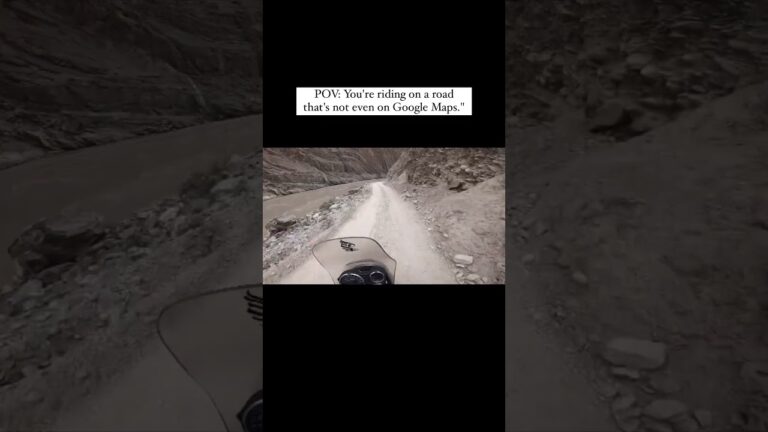 Padum to Leh Via Lingshed #shortsvideo #zanskar #bikeride